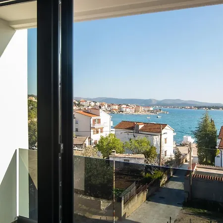 Luxury Brodarica With Balcony Seaview Apartment